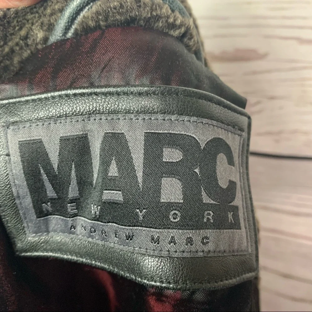 Marc New York Faux Fur Lined Wool Zippered Jacket